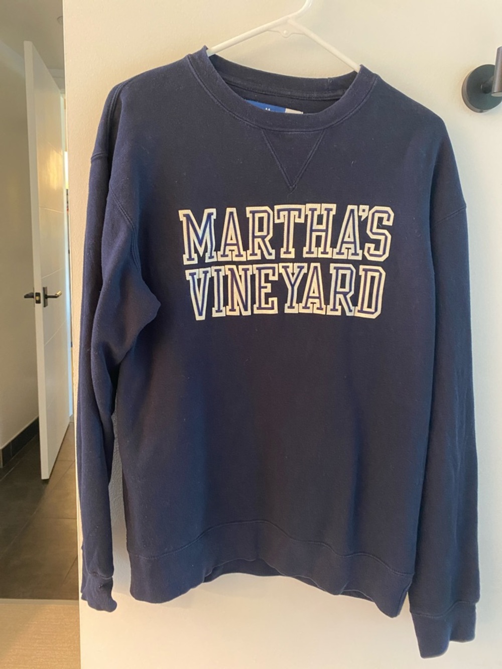 Martha's Vineyard Classic Navy Crewneck Sweatshirt